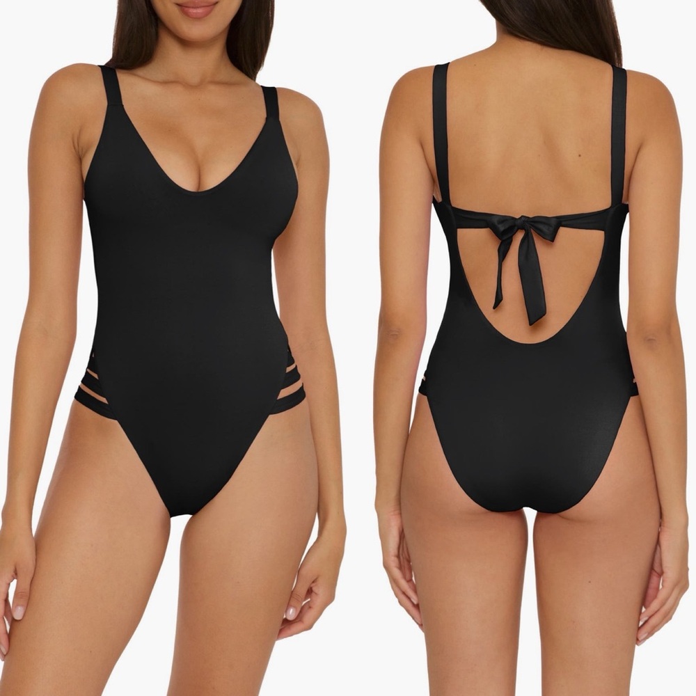 Весса Color Code Leg Inset One-Piece Swimsuit